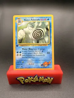 Pokemon 1st Edition Gym Heroes Misty’s Poliwrath 31/132 NM - Image 1