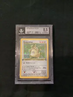 Pokemon Jungle 1st Edition 1999 Pokemon Jungle Kangaskhan Holo 1st Ed BGS 8.5 (2 - Image 1