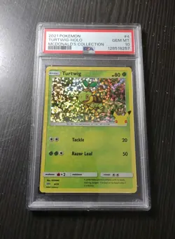 2021 Pokemon TURTWIG Holo McDonald's Collection #4 PSA 10 Gem Mint - Image 1
