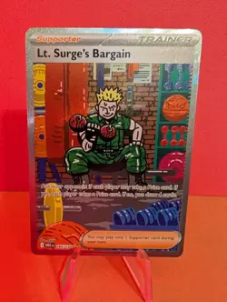 Pokemon Lt. Surge's Bargain SIR Mega Evolution 185/132 - Image 1