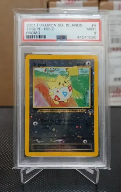 2001 POKEMON SOUTHERN ISLANDS PROMO #4 TOGEPI-HOLO PSA 9 - Image 1