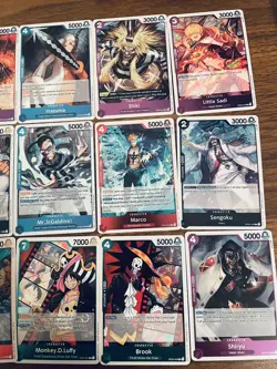 Lot Of 29 One Piece Paramount War Rares: Yamato, Hina, Marco, Brook, Shiki, Sadi - Image 5