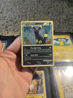 Umbreon #22/95 Call of Legends Pokemon Holo Rare LP English 2011 crazy SWIRL - Image 1