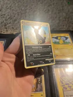 Umbreon #22/95 Call of Legends Pokemon Holo Rare LP English 2011 crazy SWIRL - Image 2