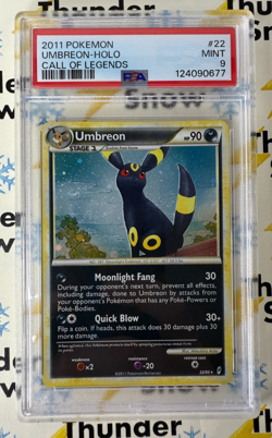 ⚡❄ 2011 Pokemon Call of Legends #22 Umbreon Holo PSA 9 - Image 1