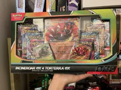 Pokemon TCG Incineroar Ex and Torterra Ex Special Collection Box New And Sealed - Image 1