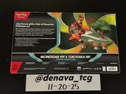 Pokemon TCG Incineroar ex and Torterra ex Special Collection Box, NEW, SEALED - Image 2