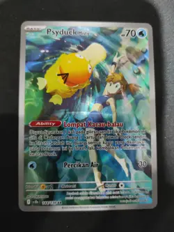 Pokemon Misty's Psyduck AR set 144/138 s10s Destined Rivals Indonesia NM-Mint - Image 2