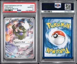2025 POKEMON SVP EN-SV BLACK STAR PROMO #210 TORNADUS PSA 10 GEM MINT - Image 3