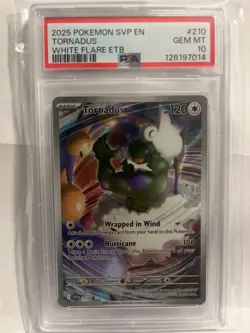 2025 POKEMON SVP EN-SV BLACK STAR PROMO #210 TORNADUS PSA 10 - Image 1