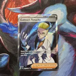 Pokemon TCG Colress's Tenacity Trainer Shrouded Fable Ultra Rare Card 087/064 - Image 1
