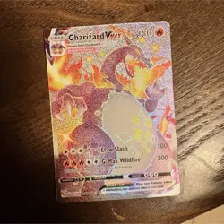 Pokemon Charizard VMAX SV107/SV122 Shining Fates Shiny Vault Holo Full Art Card - Image 1