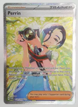 Perrin Twilight Masquerade Special Illustration Pokemon Card 220/167 NM - Image 1