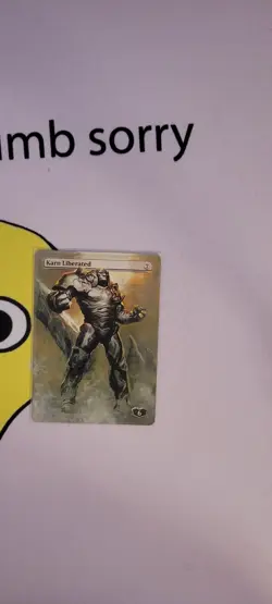 MTG ALTER: Karn Liberated, by Unknown. Full art alter - Image 1