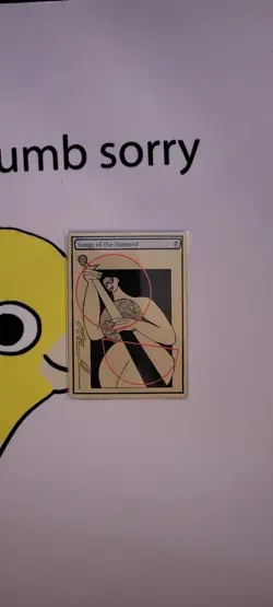 MTG ALTER: Songs of the Damned, by Mr. Forest. Full art alter - Image 1