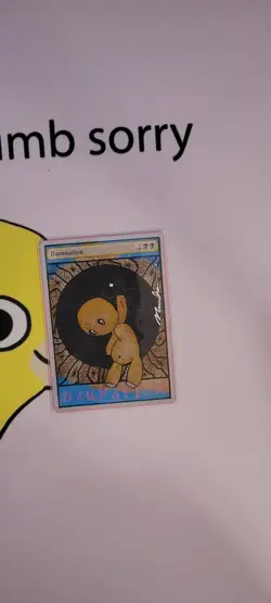 MTG ALTER: Damnation, by Mr. Forest. Full art alter - Image 1