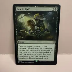 Saw In Half - N/M - Bloomburrow BLC Magic The Gathering MTG - Image 1