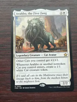 1x ARAHBO, THE FIRST FANG - Foundation - MTG - Magic the Gathering - Image 1