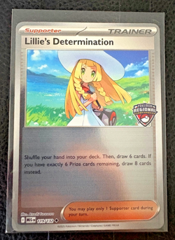 Lillie's Determination 119/132 Pokemon TCG Lille Regional Stamped Promo - Image 1