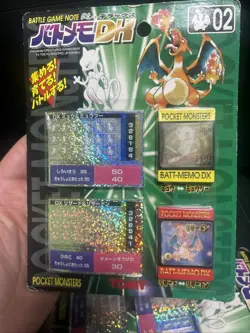 Lot of 3 Sealed Rare Pokemon Vintage Japanese Battle Game - Charizard Mewtwo - Image 3