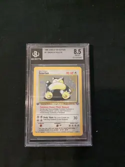 Pokemon Jungle 1st Edition 1999 Jungle Snorlax Holo 1st Ed BGS 8.5 (8457) - Image 1