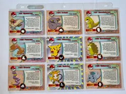 Pokemon 1999 Topps TV Animation Edition Blue Label 61 Cards No Duplicates - Image 5