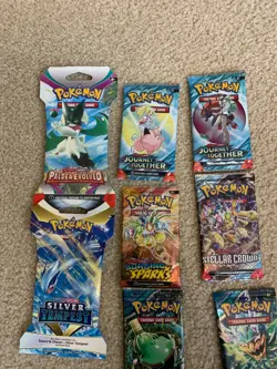 Pokemon TCG SWSH & SV Mixed Booster Pack Lot of 10 FACTORY SEALED Fusion Strike - Image 2