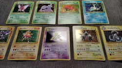 9 Pokemon Japanese Holos NM+ Vintage Old Back, Base, Fossil, Jungle 1996-99 $^%✓ - Image 5