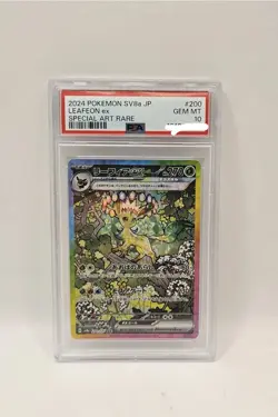 Pokemon Leafeon EX 200/187 Terastal Festival PSA 10 GEM-MT Special Art Rare JAP - Image 1