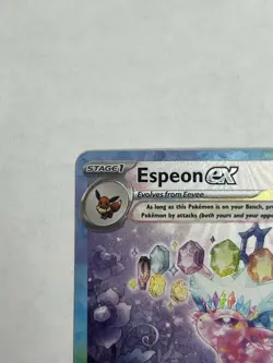 Pokemon Espeon ex 155/131 Special Illustration Rare SIR Prismatic Evolutions NM - Image 2