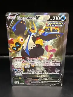 Pokemon Empoleon V (Alternate Full Art) 146/163 Swsh05: Battle Styles Holo - Image 2