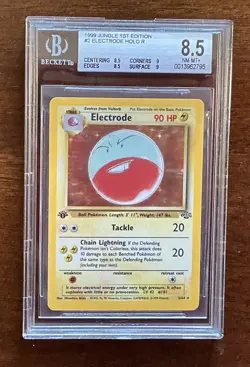 1999 Pokemon Jungle 1st Edition #2 Electrode BGS 8.5 - Image 1