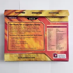 2017 Pokemon XY Legendary Battle Decks Ho-Oh & Lugia New Sealed - Image 4