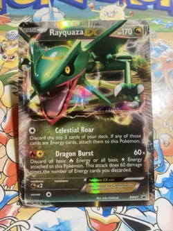 Rayquaza EX Pokemon Black & White Black Star Promo #BW47 - Image 1