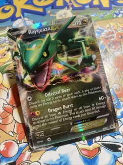 Rayquaza EX Pokemon Black & White Black Star Promo #BW47 - Image 2