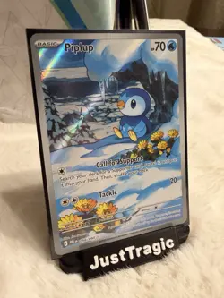 Pokemon TCG Phantasmal Flames Piplup 98/94 Illustration Rare NM - Image 1