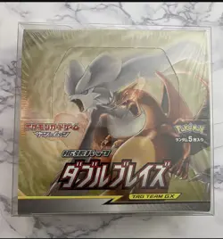 Pokemon Sun & Moon Double Blaze Booster Box Japanese Sealed US Seller - Image 1