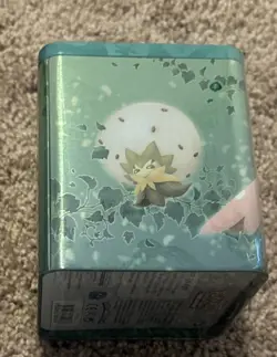Pokemon TCG 2022 Stacking Tin - Grass Type - New Sealed - Image 1