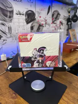 Pokemon TCG S&V DESTINED RIVALS BOOSTER BOX Factory Sealed W/acrylic Case Protec - Image 1