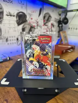 Pokemon TCG S&V DESTINED RIVALS BOOSTER BOX Factory Sealed W/acrylic Case Protec - Image 4