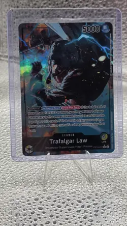 One Piece TCG Trafalgar Law Leader Parallel OP10-022 Alt Art Royal Blood - Image 1