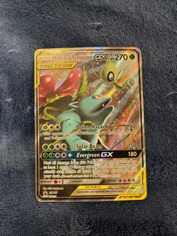 Pokemon TCG Celebi & Venusaur GX SM167 Alternative Art MINT CONDITION - Image 4