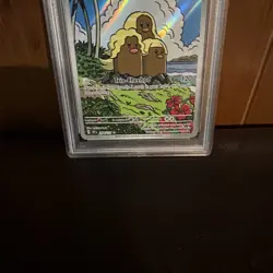 2024 Pokemon Ssp En-Surging Sparks Alolan Dugtrio #208 Illustration Rare PSA 9 - Image 4