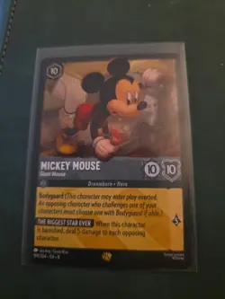 Disney Lorcana TCG Reign of Jafar Mickey Mouse Giant Mouse 199/204 Legendary - Image 1