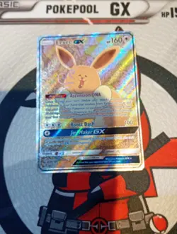 Eevee GX SM233 Full Art Promo Black Star Ultra Rare Holo Pokemon TCG Card - Image 1