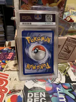 1999 Pokemon Jungle VAPOREON Unlimited HOLO RARE 12/64 PSA 7 NM - Image 2