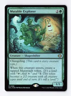 Mutable Explorer (Foil) 0186 (R) MTG Lorwyn Eclipsed (ECL) - Image 1