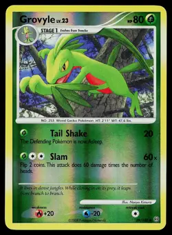 Pokemon Card - Grovyle Stormfront 39/100 Uncommon Reverse Holo - Image 1