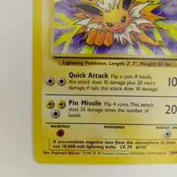 Jolteon 20/64 Jungle Pokemon TCG Trading Card Non-holo Sleaved Since 1999 - Image 4