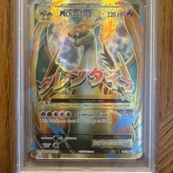 2016 Pokemon XY Evolutions Full Art M Charizard EX trading card, graded Mint 9 - Image 3